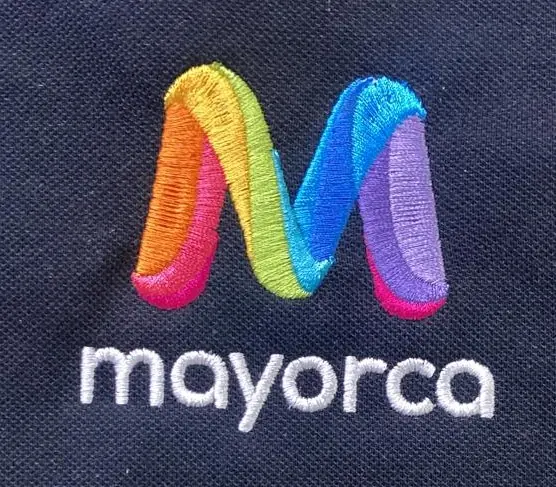 Mayorca logo bordado